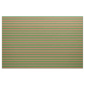 Koraal, Forest Green, Turquoise en Black Pattern Stof (Yard (91,4 cm))
