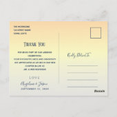 Koraal Foto Trouw Dank Je Briefkaart (Achterkant)