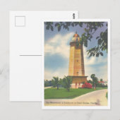  koraal Gables Florida Watertoren Briefkaart (Voorkant / Achterkant)