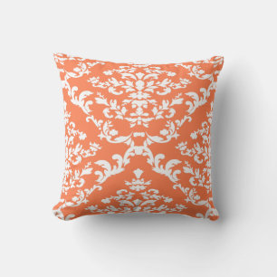 Koraal gebold Damask @ Emporiomoffa Kussen