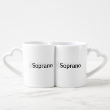 Koraal Geliefden Koppel Cadeau - Sopraan | Sopraan