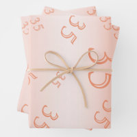 Koraal Gem en Glitter 35th Wedding Jubileum