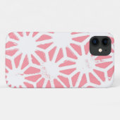 Koraal geometrisch patroon Case-Mate iPhone case (Achterkant (horizontaal))