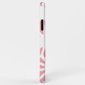 Koraal geometrisch patroon Case-Mate iPhone case (Achterkant/rechts)