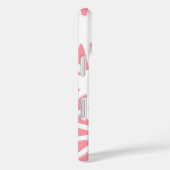 Koraal geometrisch patroon Case-Mate iPhone case (Achterkant / Rechts)