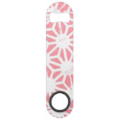 Koraal geometrisch patroon speed flessenopener (Achterkant)