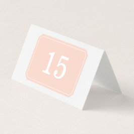 Koraal gewoon elegant vouwtafel Kaart