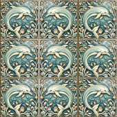 Koraal Golf Elegantie rechts Tegeltje