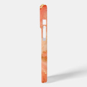 Koraal Goud Marmer Rivier Abstract Case-Mate iPhone Case (Achterkant / Links)