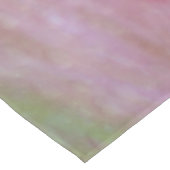 Koraal, gras en pony-roze bloei tafelkleed (Gekanteld)