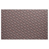Koraal, grijs, bruin zigzagpatroon. stof (Yard (91,4 cm))
