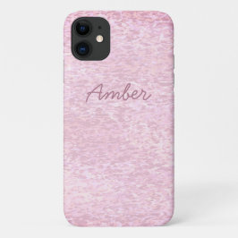 Koraal grijs verf getextureerd patroon gepersonali Case-Mate iPhone case