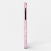 Koraal grijs verf getextureerd patroon gepersonali Case-Mate iPhone case (Achterkant/links)