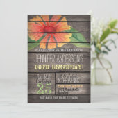 Koraal, groene bloem rustieke volwassen tiener ver kaart (Staand voorkant)