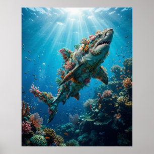 Koraal Haaien Rif Fantasie Decoratie