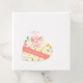 Koraal Huwelijnsdag Bedankt Bedankjes Labels (In situ)