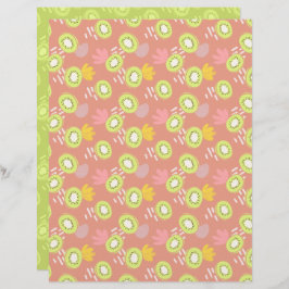 Koraal Kiwi Scrapbook Papier