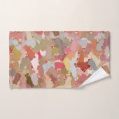 Koraal Kralen Verf Splatter 5050 Bad Handdoek (Handdoek)