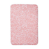 Koraal Leopard Print Patroon Badmat (Voorkant Verticaal)