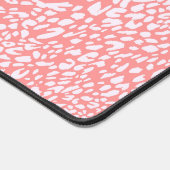 Koraal Leopard Print Patroon Bureaumat (Hoek)