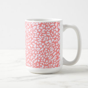 Koraal Leopard Print Patroon Koffiemok