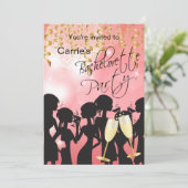 Koraal licht Bachelorette Kaart (Staand voorkant)