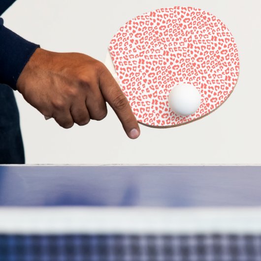 Koraal Luipaardprint Tafeltennisbatje (Insitu)