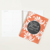 Koraal Madelief Silhouet Tuin Bruiloft Planner (Display)