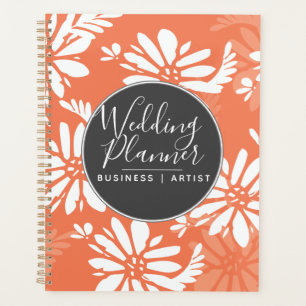 Koraal Madelief Silhouet Tuin Bruiloft Planner