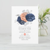 Koraal, marineslag en zilver kaart (Staand voorkant)