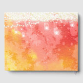 Koraal Mason Jar onder de sterren Je trouwfoto Gastenboek (Achterkant)