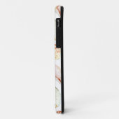 Koraal met schelpen en krabbetpatroon Case-Mate iPhone case (Achterkant/links)