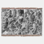 Koraal met zwarte en witte kleur deken (Voorkant)