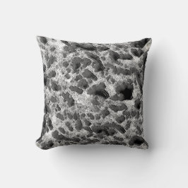 Koraal met zwarte en witte kleur kussen