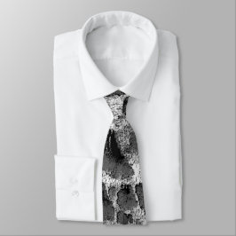 Koraal met zwarte en witte kleur ronde kussen stropdas