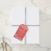 Koraal Moderne Vloerbruiloft Dank jullie Labels Cadeaulabel (Met Touw)