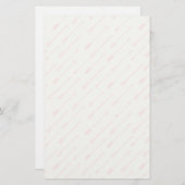 Koraal omlijnd pijlpatroon briefpapier (Voorkant / Achterkant)