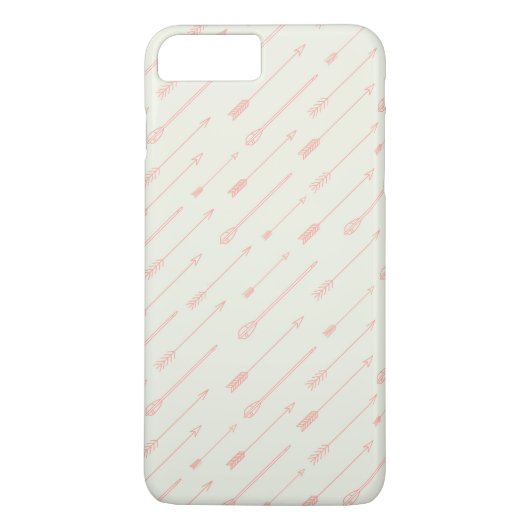 Koraal omlijnd pijlpatroon Case-Mate iPhone case (Achterkant)