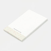 Koraal omlijnd pijlpatroon post-it® notes (Schuin)