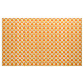 Koraal Oranje en Cream Batik Pattern Stof (Yard (91,4 cm))