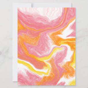 Koraal, Oranje en witte marmer