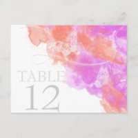 Koraal Orchidee Waterverf Butterfly Bliss Table Ka