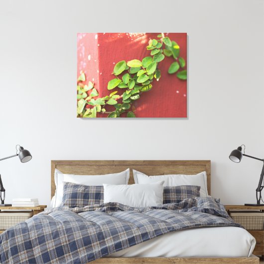 Koraal papier/canvas afdrukken (Insitu (Slaapkamer))