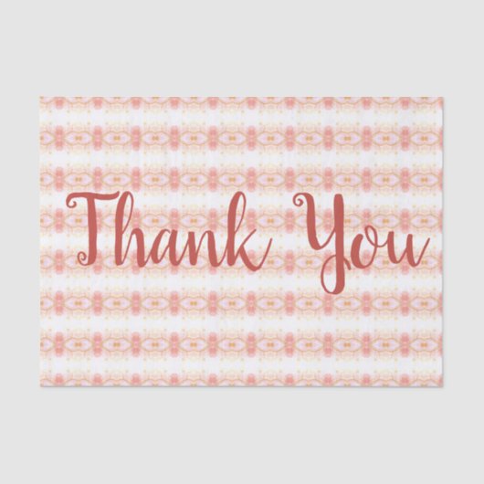 Koraal patroon ontwerper tissuepapier (Voorkant)