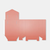 Koraal Peach Dipped Chique Elegant Custom Party Fa Bedankdoosjes (Uitgevouwen)