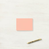 Koraal Perzik Effen Kleur Post-it® Notes (Op bureau)