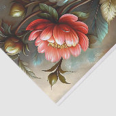  Koraal Pioenboeket Decoupage Tissuepapier (Detail)