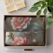  Koraal Pioenboeket Decoupage Tissuepapier (Geschenk)