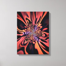 Koraal Plasma Burst Fractale Kunst