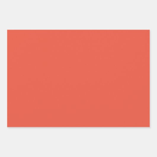 Koraal Polka Dot Breed Gestreept en Solid Inpakpapier Vel (Voorkant 3)